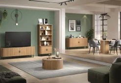Home affaire Couchtisch »Ronda« 1 Stk. tlg. Runder Sofatisch mit Stauraum - Maße (B/T/H) 80/80/36 cm