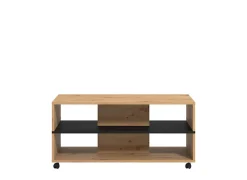 Home affaire Couchtisch »Savio Kaffeetisch, 101 cm, in trendigen Farben, modern« mit Ablage, rechteckig, Artisan Eiche, ideal fuer kleine Räume