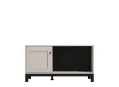 Home affaire Couchtisch »Savoia, 100 cm, modernes Design mit viel Stauraum, rechteckig« Zwei offene Fächer und ein geschlossenes, in eleganter Kaschmirfarbe