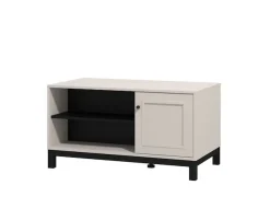 Home affaire Couchtisch »Savoia, 100 cm, modernes Design mit viel Stauraum, rechteckig« Zwei offene Fächer und ein geschlossenes, in eleganter Kaschmirfarbe