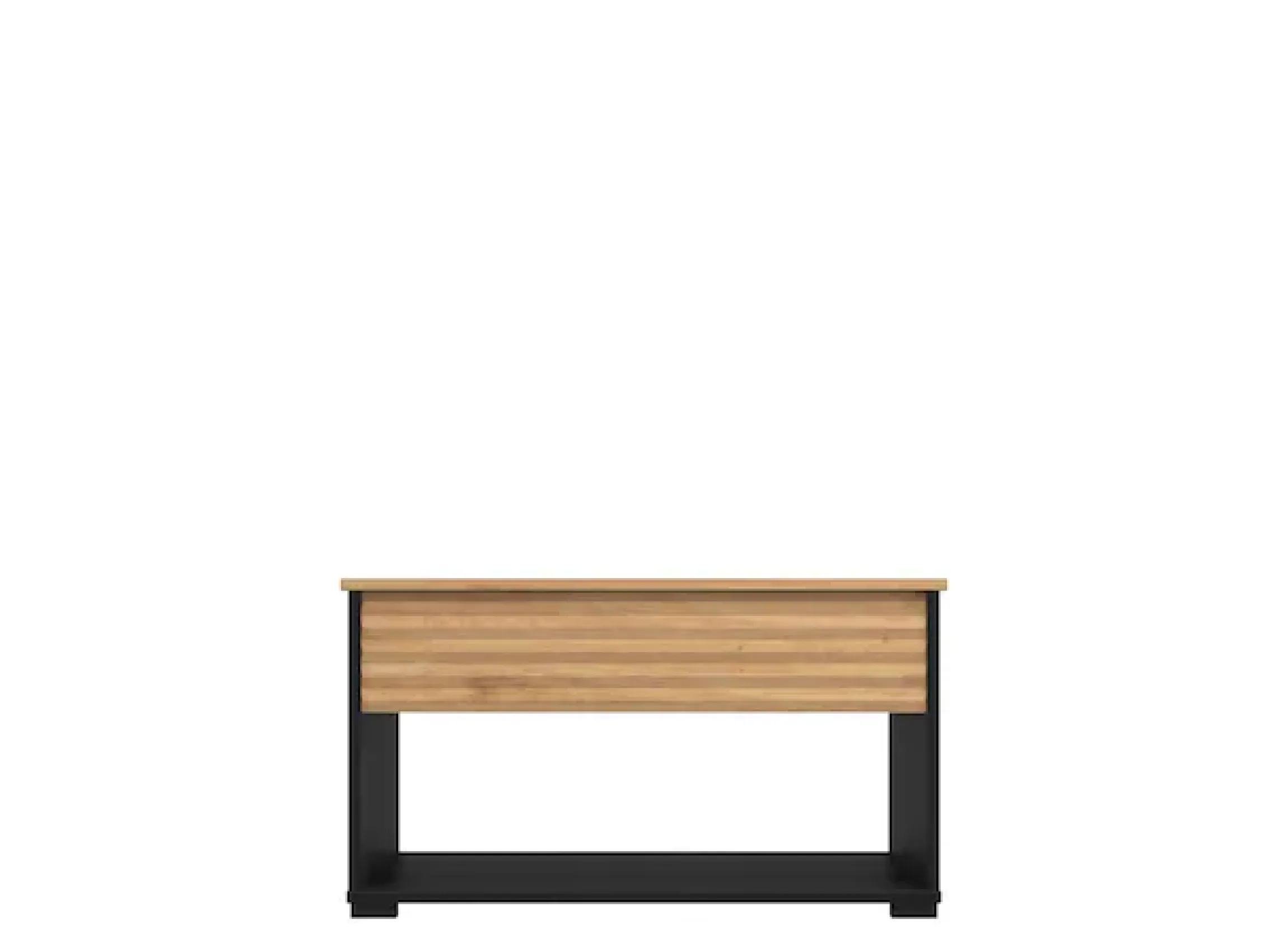 Home affaire Couchtisch »Taranto Kaffeetisch, 80 cm,quadratische Form, modern design« höhenverstellbar Tischplatte, geschlossenes Fach, schwarz oder weiß