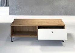 Home affaire Couchtisch »Tarragona« Couchtisch m. 2 Schub.K, 2 Fächern & Soft-Close - (B/T/H) 110/60/37 cm