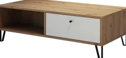 Home affaire Couchtisch »Tarragona« Couchtisch m. 2 Schub.K, 2 Fächern & Soft-Close - (B/T/H) 110/60/37 cm
