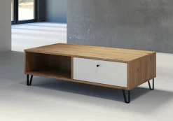 Home affaire Couchtisch »Tarragona« Couchtisch m. 2 Schub.K, 2 Fächern & Soft-Close - (B/T/H) 110/60/37 cm