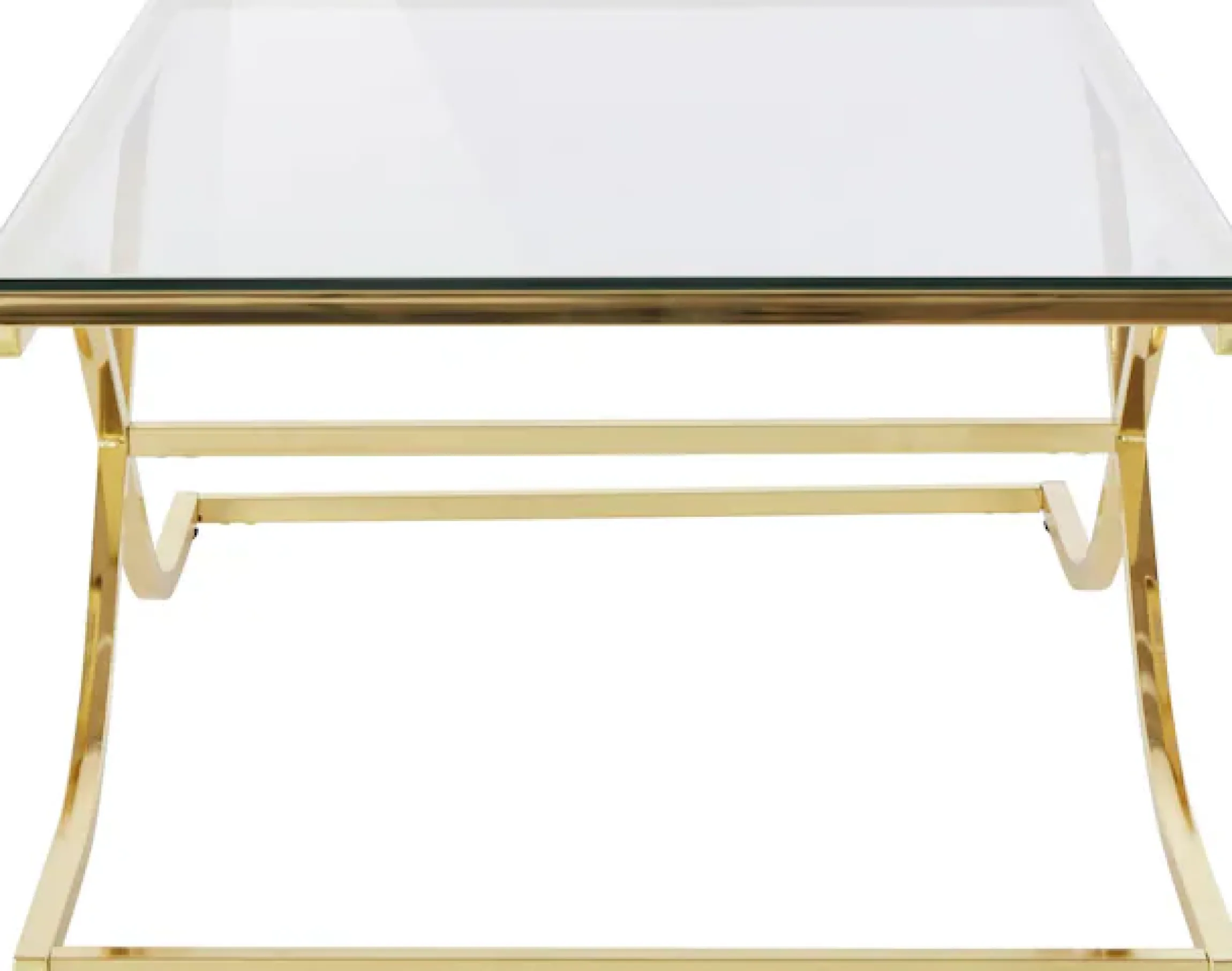 Home affaire Couchtisch »TOPSELLER!« Glastisch, OTTOs Choice,Maße (B/T/H): (120/70/42), Gestell in Gold-Optik