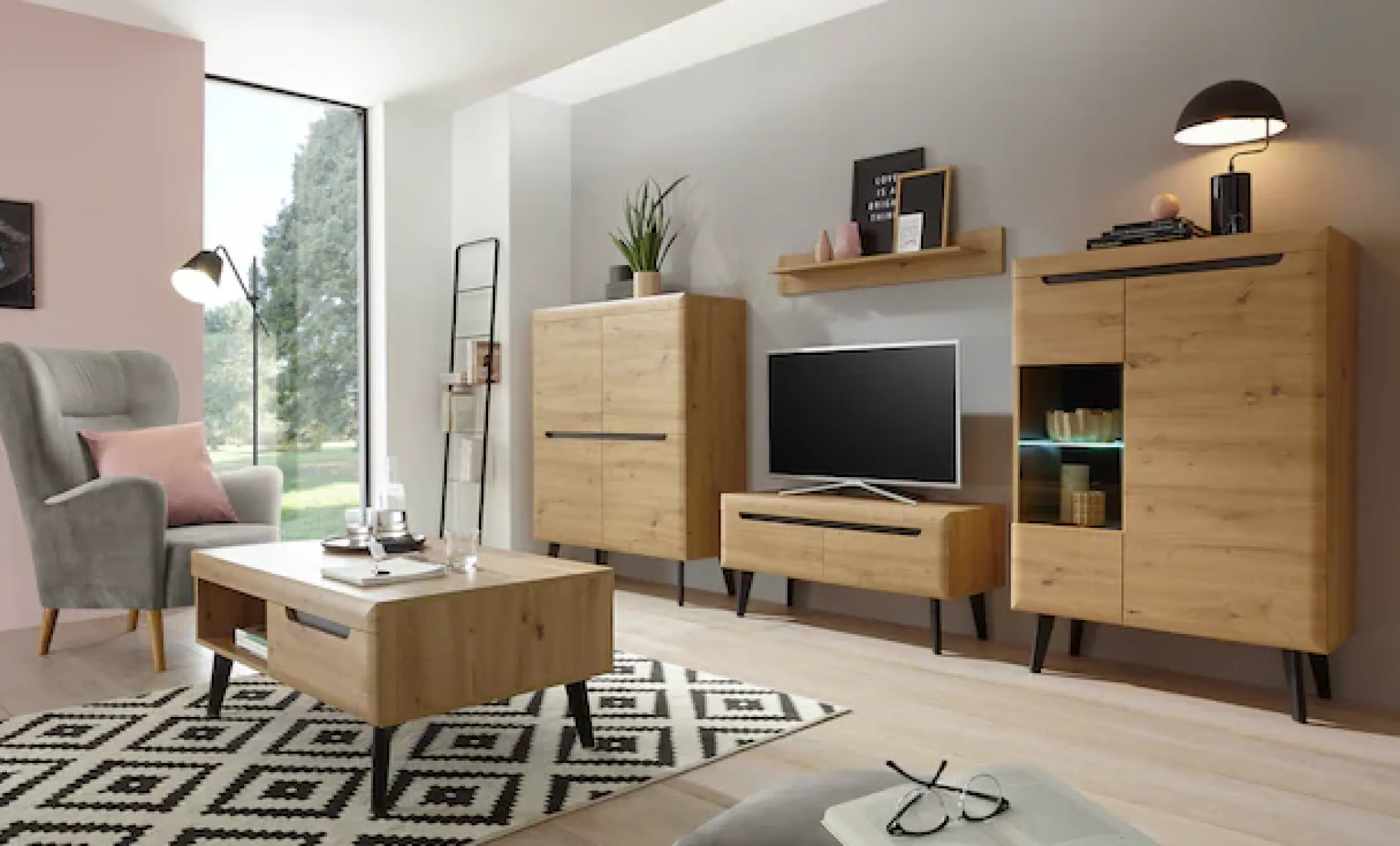 Home affaire Couchtisch »Torge, Beistelltisch, Wohnzimmertisch, Tisch, Sofatisch« 1 Stk. tlg. Schubkästen und Ablagefach, in drei Farben verfügbar