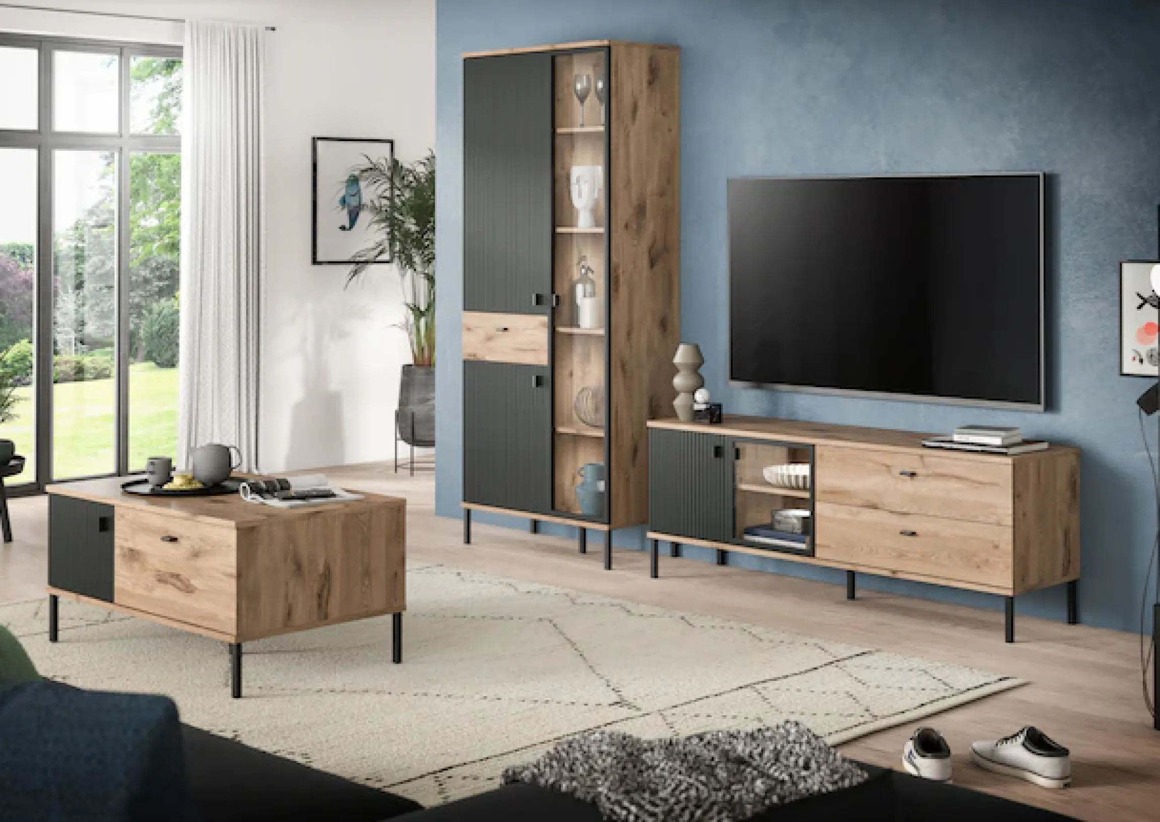 Home affaire Couchtisch »TREVERK, Breite: 100 cm« 1 Stk. tlg. Couchtisch, Wohnzimmertisch, Beistelltisch, Wohnzimmer
