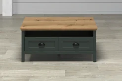 Home affaire Couchtisch »Vienna« 1 Stk. tlg. Sofatisch mit 2 Schubladen und Ablagefläche - (B/T/H) 101/60/45 cm