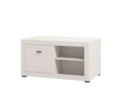 Home affaire Couchtisch »Warwick, Wohnzimmertisch, Sofatisch, Beistelltisch, Kaffeetisch« Eleganter Couchtisch in Kaschmir mit viel Stauraum, Heißfolienprägung