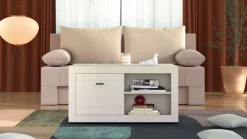 Home affaire Couchtisch »Warwick, Wohnzimmertisch, Sofatisch, Beistelltisch, Kaffeetisch« Eleganter Couchtisch in Kaschmir mit viel Stauraum, Heißfolienprägung