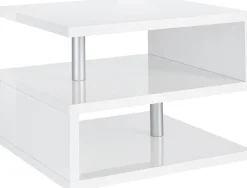Home affaire Couchtisch »ZETA- Kaffeetisch, Sofatisch, Wohnzimmertisch, Breite ca. 55 cm« Made in Italy, mit Ablagemöglichkeit, 55x55 cm