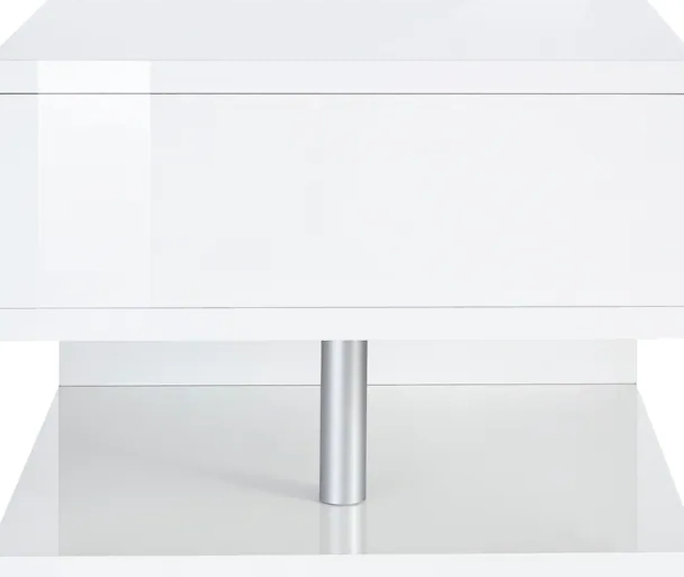 Home affaire Couchtisch »ZETA- Kaffeetisch, Sofatisch, Wohnzimmertisch, Breite ca. 55 cm« Made in Italy, mit Ablagemöglichkeit, 55x55 cm
