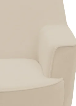 Home affaire Drehsessel »HETTY, Drehsessel mit Wippfunktion, Lese-Sessel in Cord und Microfaser« 1 Stk. tlg. mit Federkern, auch im Set mit passendem Hocker