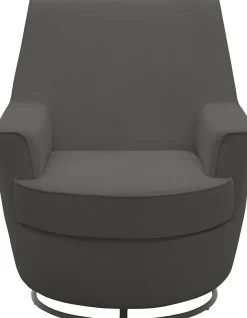 Home affaire Drehsessel »HETTY, Drehsessel mit Wippfunktion und Hocker; Lesesessel, Armsessel« Set, 2 Stk. tlg. mit Dreh/Wippfunktion, mit Federkern, in Cord und Microfaser