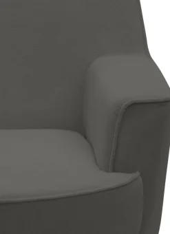 Home affaire Drehsessel »HETTY, Drehsessel mit Wippfunktion und Hocker; Lesesessel, Armsessel« Set, 2 Stk. tlg. mit Dreh/Wippfunktion, mit Federkern, in Cord und Microfaser