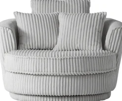 Home affaire Drehsessel »MAISIE Cord, Love Seat XXL, Lese-Sessel BIG-« Sessel in MEGA CORD u. Web-Velours, 360 Grad drehbar