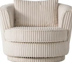 Home affaire Drehsessel »MAISIE Cord, Lese-Sessel, Love Seat,« trendige Stoffe MEGA CORD und Web-Velours, 360 Grad drehbar