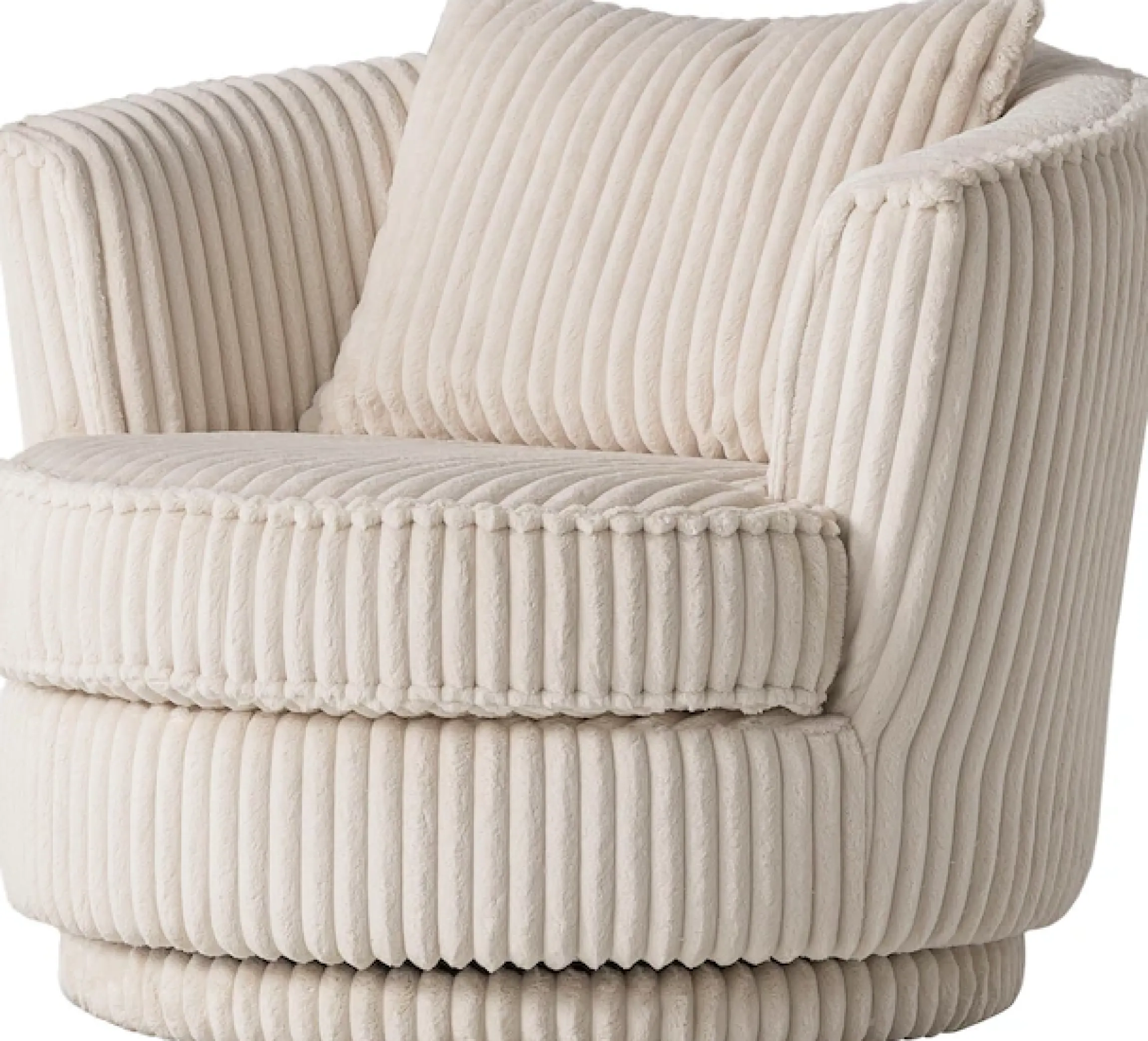 Home affaire Drehsessel »MAISIE Cord, Lese-Sessel, Love Seat,« trendige Stoffe MEGA CORD und Web-Velours, 360 Grad drehbar