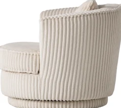 Home affaire Drehsessel »MAISIE Cord, Lese-Sessel, Love Seat,« trendige Stoffe MEGA CORD und Web-Velours, 360 Grad drehbar