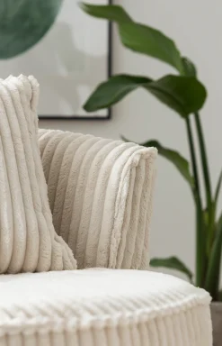 Home affaire Drehsessel »MAISIE Cord, Lese-Sessel, Love Seat,« trendige Stoffe MEGA CORD und Web-Velours, 360 Grad drehbar