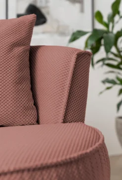 Home affaire Drehsessel »MAISIE Webvelours, Love Seat XXL Lese-Sessel, Big-Sessel mit Hocker,« 2 Stk. tlg. Set in MEGA CORD und Web-Velours, drehbar 360 Grad