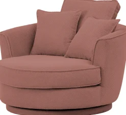 Home affaire Drehsessel »MAISIE Webvelours, Love Seat XXL, Lese-Sessel BIG-« Sessel in MEGA CORD u. Web-Velours, 360 Grad drehbar