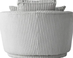Home affaire Drehsessel »MAISIE Cord, Love Seat XXL Lese-Sessel, Big-Sessel mit Hocker,« 2 Stk. tlg. Set in MEGA CORD und Web-Velours, drehbar 360 Grad