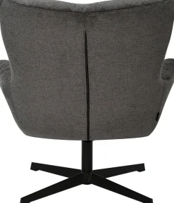 Home affaire Drehsessel »VERGAS Ohrensessel mit Hocker im Set« Relaxsessel mit 360-Grad-Drehfunktion u. Hocker, Web-Stoff