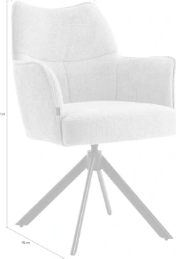 Home affaire Drehstuhl »Cresta« () 1 Stk.tolle Optik