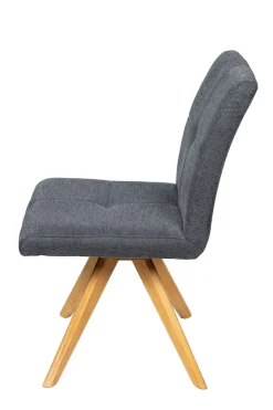 Home affaire Drehstuhl »Ida Polsterstuhl, Küchenstuhl, 4-Fußstuhl« () 2 Stk.180° drehbar, mit automatischer Rückstellung