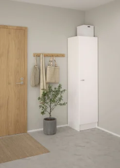 Home affaire Drehtürenschrank »Focus, Kleiderschrank, Stauraum« 1 Tür, 4 Einlegeböden, schmal, vielseitig einsetzbar, Breite49 cm