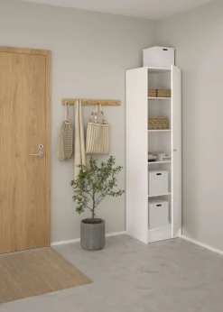 Home affaire Drehtürenschrank »Focus, Kleiderschrank, Stauraum« 1 Tür, 4 Einlegeböden, schmal, vielseitig einsetzbar, Breite49 cm