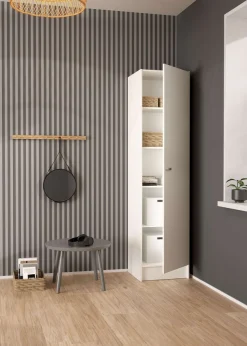 Home affaire Drehtürenschrank »Focus, Kleiderschrank, Stauraum« 1 Tür, 4 Einlegeböden, schmal, vielseitig einsetzbar, Breite49 cm