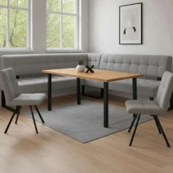 Home affaire Eckbank »Mia Küchenbank, Polsterbank, Esszimmerbank, 207x167 cm« Moderne Bank undFarben, Sitzplatzanzahl: 5, Frei in Raum stellbar
