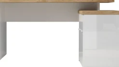 Home affaire Eckschreibtisch »Easy, Computertisch – 38 mm Platte, perfekt fürs Büro & Homeoffice« Breite/Tiefe 138/132 cm, Schubkasten mit Selbsteinzug u. Dämpfung