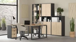 Home affaire Eckschreibtisch »Arbeitstisch, Sekretär, Bürotisch, Stauraum, Computertisch,« 3 Schubladen integriert und 1 offenes Fach, Breite 150 cm