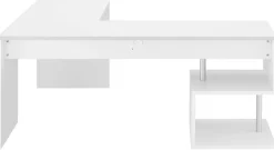 Home affaire Eckschreibtisch »Esse, Schreibtisch im modernen Design« mit oder ohne Monitoraufsatz Breite 180/160 cm, "Made in Italy"