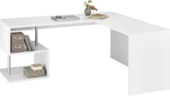 Home affaire Eckschreibtisch »Esse, Schreibtisch im modernen Design« mit oder ohne Monitoraufsatz Breite 180/160 cm, 