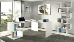 Home affaire Eckschreibtisch »Esse, Schreibtisch im modernen Design« mit oder ohne Monitoraufsatz Breite 180/160 cm, 