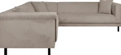 Home affaire Ecksofa »AGNIA L-Form B/T/H: 244/244/71 cm« incl. Zierkissen, gleichschenklig, auch in Cord