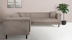 Home affaire Ecksofa »AGNIA L-Form B/T/H: 244/244/71 cm« incl. Zierkissen, gleichschenklig, auch in Cord