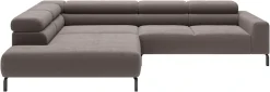 Home affaire Ecksofa »Antonelli, L-Form,incl. Kopfteilverstellung, Breite 312 cm« wahlweise elektrische Sitztiefenverstellung
