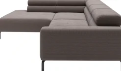 Home affaire Ecksofa »Antonelli, L-Form,incl. Kopfteilverstellung, Breite 312 cm« wahlweise elektrische Sitztiefenverstellung