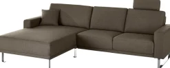 Home affaire Ecksofa »Apiro bequem & edel, Breite 278cm, Komfortsitzhöhe, L-Form«
