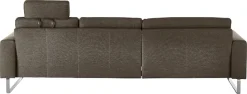 Home affaire Ecksofa »Apiro bequem & edel, Breite 278cm, Komfortsitzhöhe, L-Form«