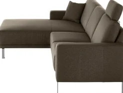 Home affaire Ecksofa »Apiro bequem & edel, Breite 278cm, Komfortsitzhöhe, L-Form«