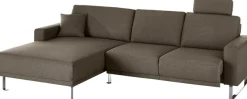 Home affaire Ecksofa »Apiro bequem & edel, Breite 278cm, Komfortsitzhöhe, L-Form«