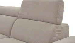 Home affaire Ecksofa »Arnayon mit Querschläfer-Bettfunktion, Schlafsofa, großer Bettkasten« manuelle Kopfteilverstellung, Tonnentaschen-Federkern, Feincord L-Form