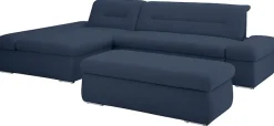Home affaire Ecksofa »Avesa L-Form« Wahlweise mit Armteilvertsellung und Bettfunktion, B/T/H: 300/172/80cm