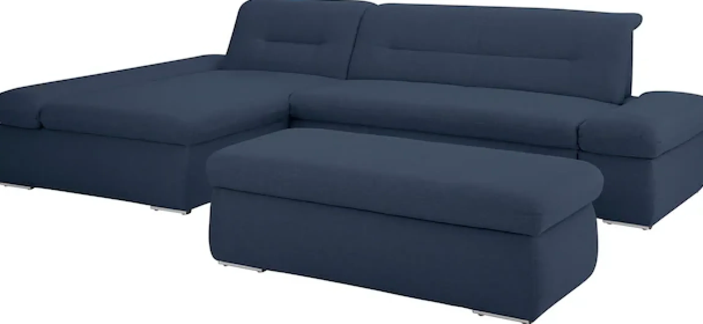 Home affaire Ecksofa »Avesa L-Form« Wahlweise mit Armteilvertsellung und Bettfunktion, B/T/H: 300/172/80cm